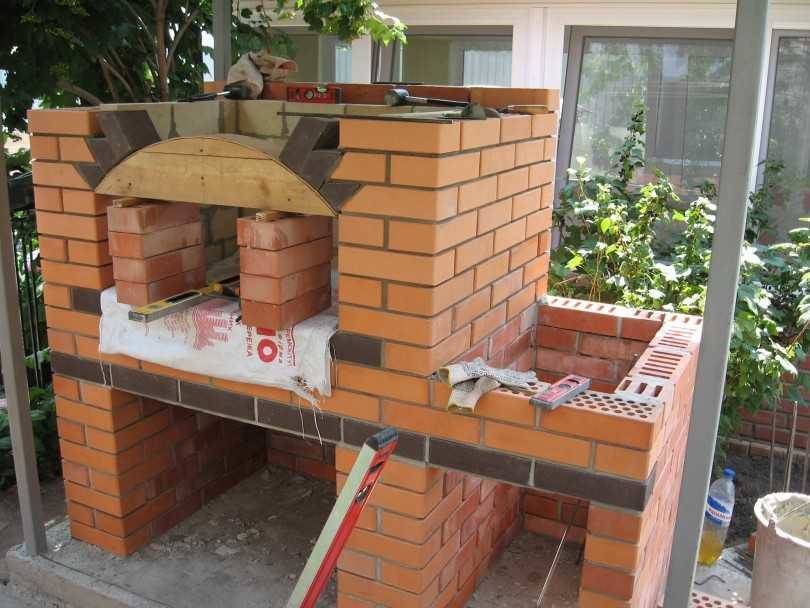 Строим простой мангал из кирпича своими руками. Пошаговая инструкция + фото