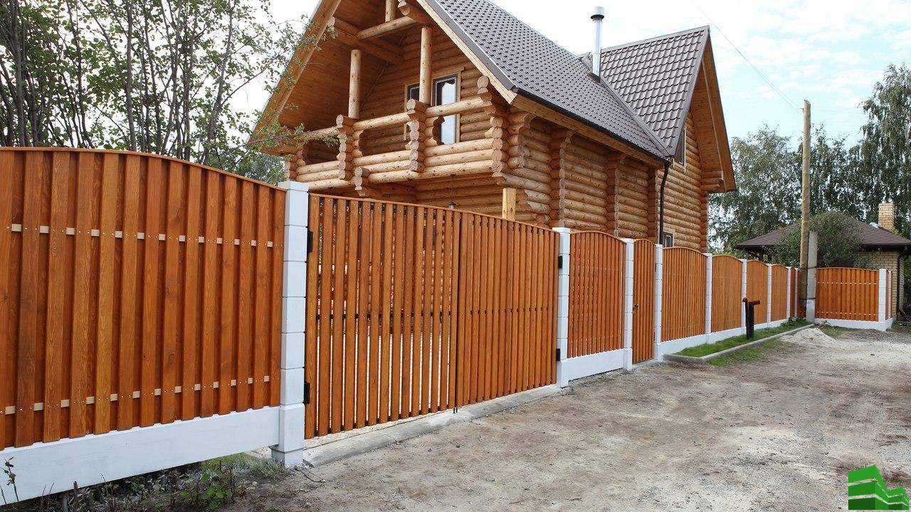 Варианты установки забора?