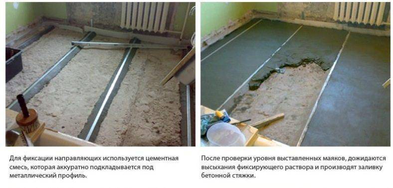 Как сделать стяжку пола в квартире своими руками? пошаговая инструкция