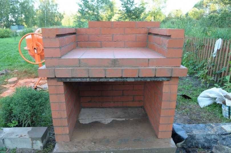 Строим простой мангал из кирпича своими руками. Пошаговая инструкция + фото