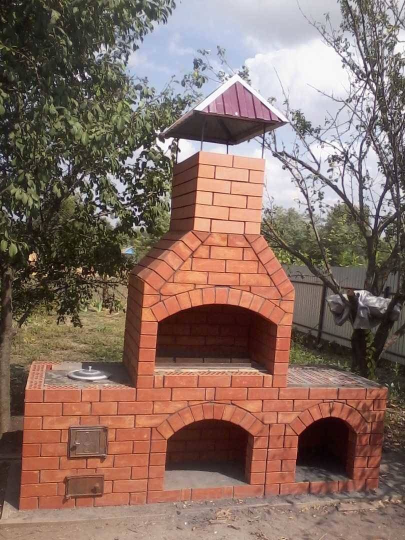 Строим простой мангал из кирпича своими руками. Пошаговая инструкция + фото